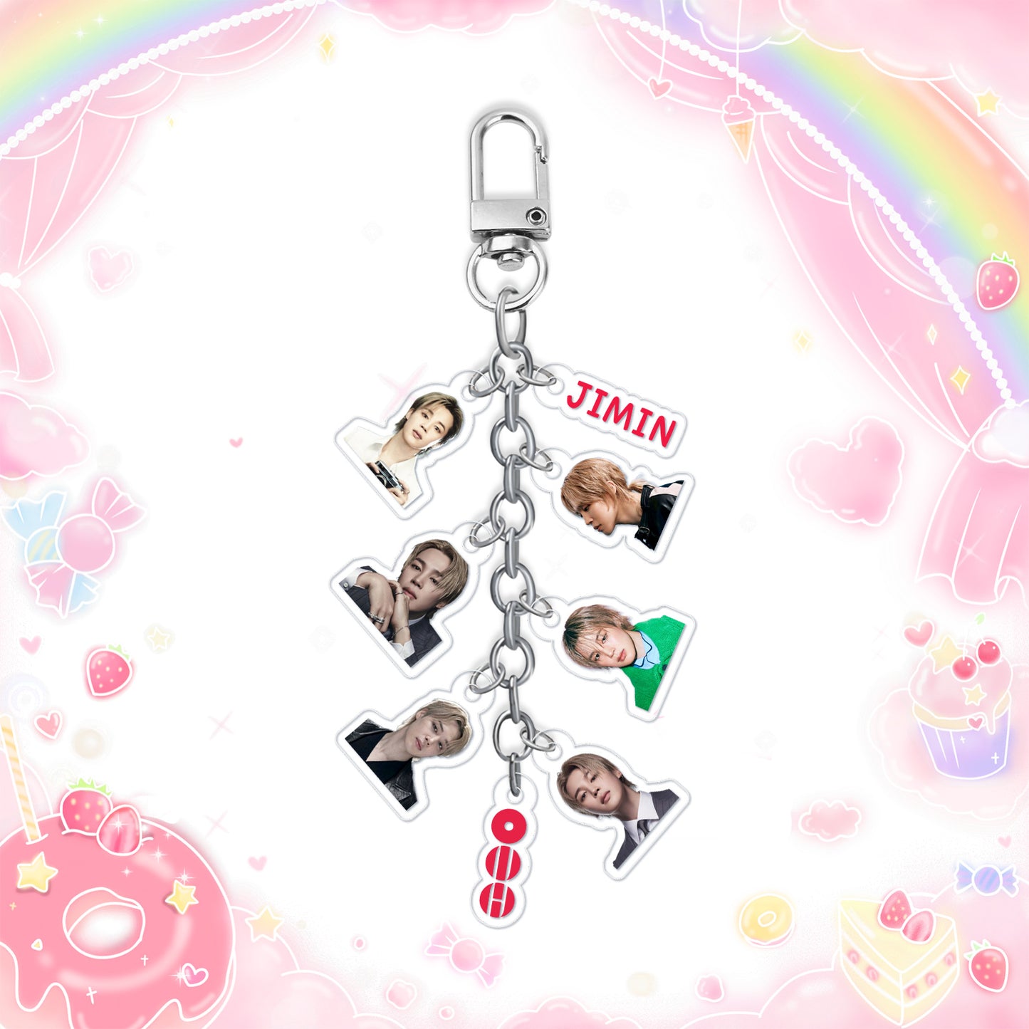 BTS World Tour Inspired Acrylic Keychain – Kpop Fan Gift & Support Merch
