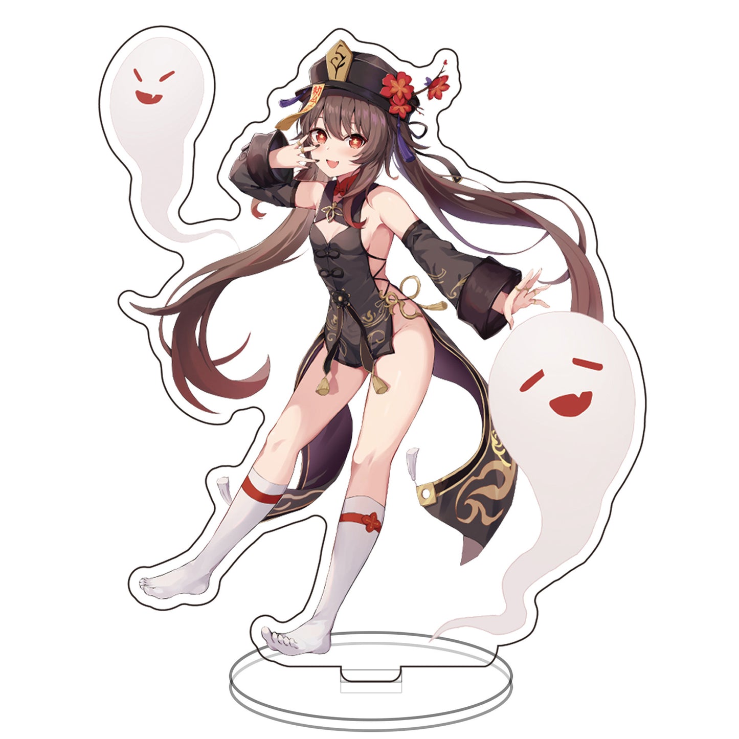 Genshin Impact Acrylic Stands: Hu Tao, Gan Yu, Keqing, Kley, Venti, Xingqiu, Diluc, Zhongli, Yanfei Figurines – Anime & Manga