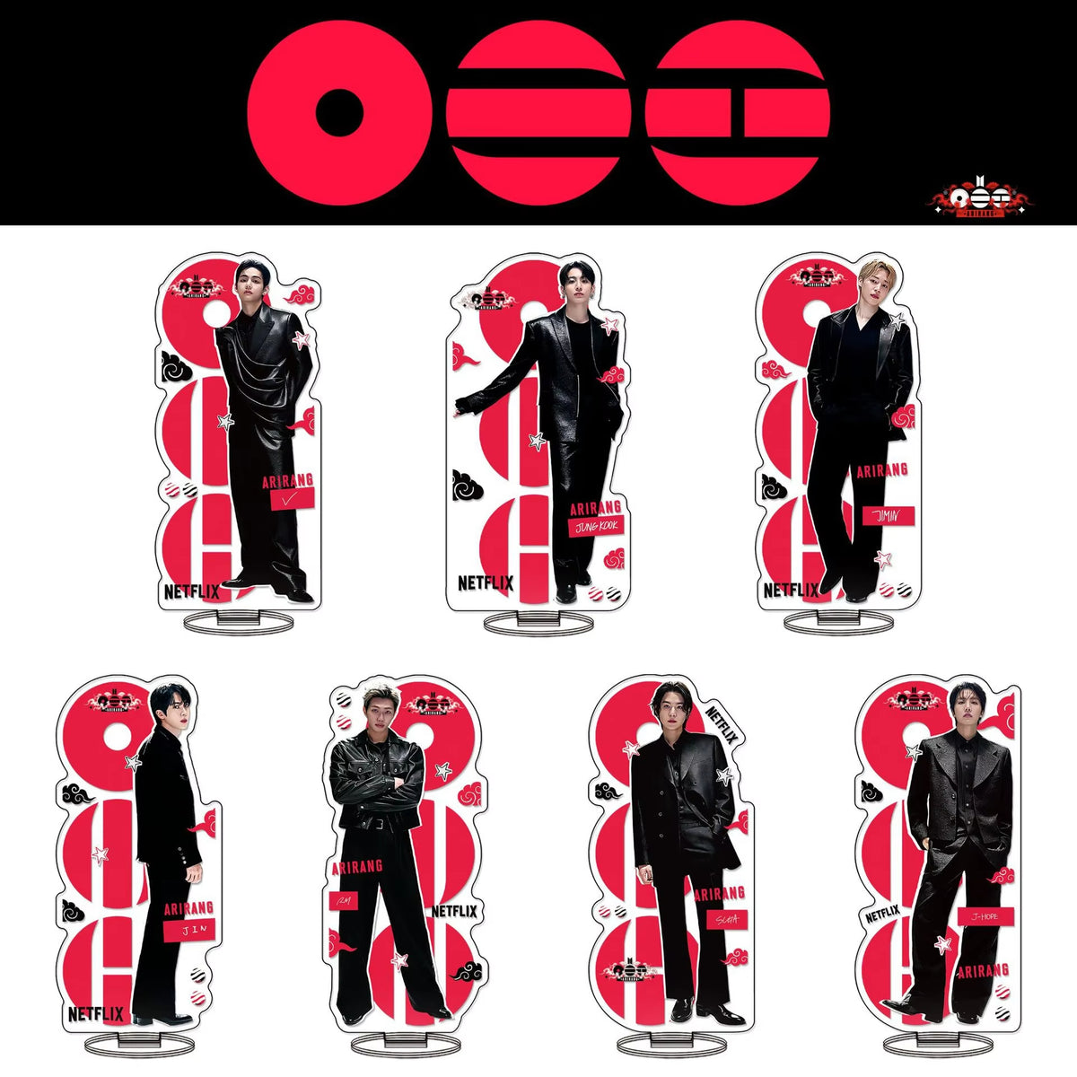 Custom Standing Sign Kpop Comeback Album ARIRANG Jungkook Peripheral Decoration Stand World Tour Netflix Custom Standee