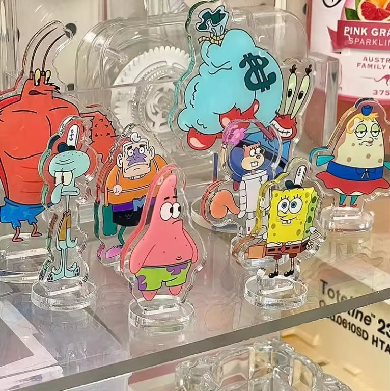 Customised cartoon acrylic stand-up signs humorous decorative designs
