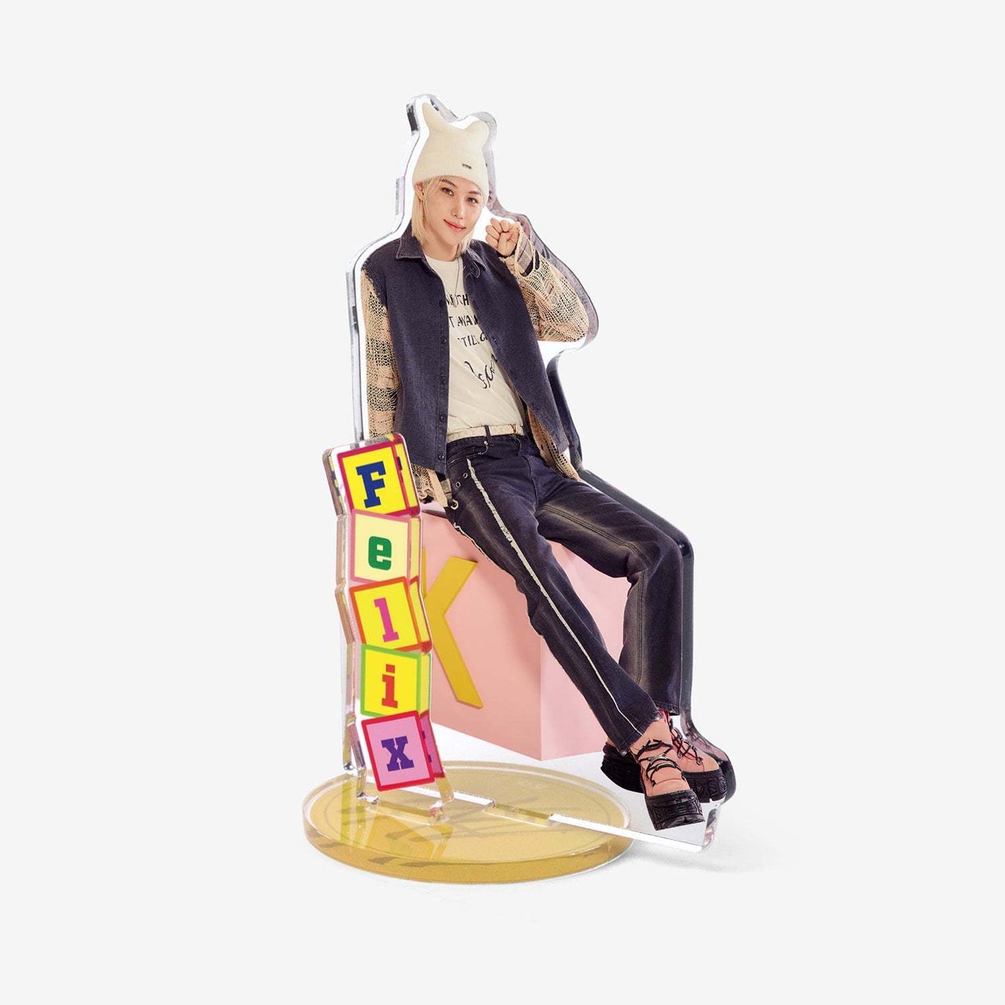 Custom Kpop Idol Standing Figure Display Figure Double Sided Printed Cartoon Idol Acrylic Stand