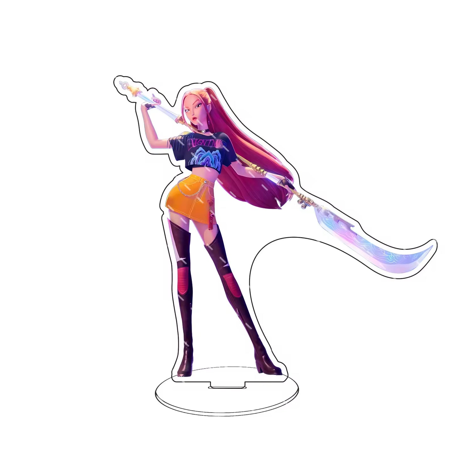 Custom Anime DIY Cartoon Acrylic Eco-Friendly Standee Display Double Layer Clear Figure Custom Accessories for K Fantasy
