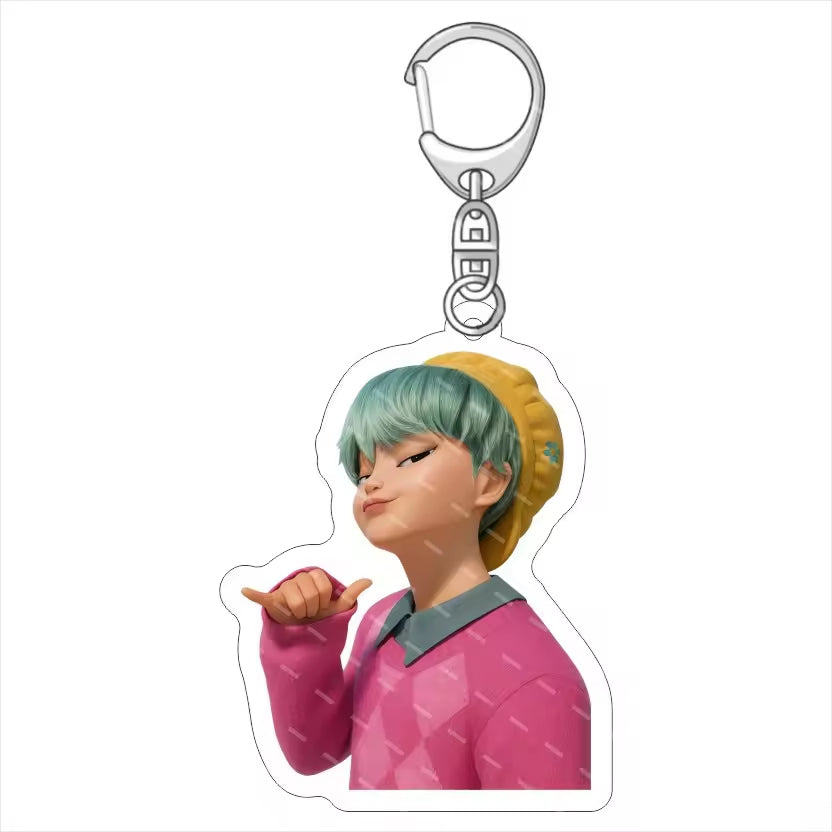 Demon Hunter Anime Cartoon Acrylic Waterproof Keychain-Wholesale Custom Business Gift