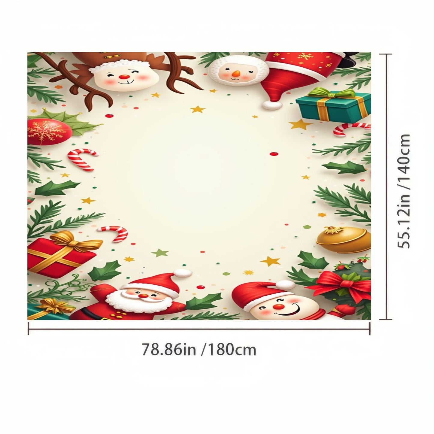 Customize Your Exclusive Christmas Tablecloth