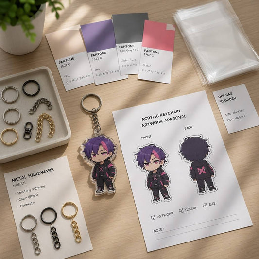 How to Reorder Custom Acrylic Keychains Without Production Mistakes