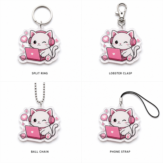 Acrylic Keychain Hardware Guide: How to Choose Rings, Clasps, Chains and Straps