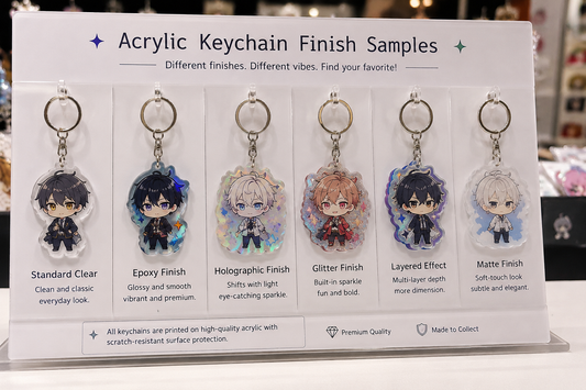 What Acrylic Keychain Finishes Work Best for Fan Merchandise in 2026?