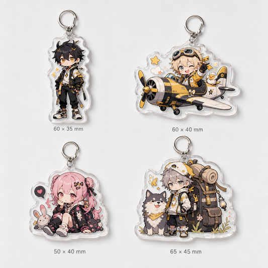 Acrylic Keychain Size Guide: How to Choose the Right Size for Your Design