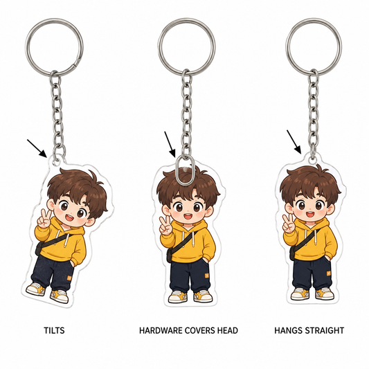 Acrylic Keychain Hole Placement: How to Position the Hole Without Ruining Your Design