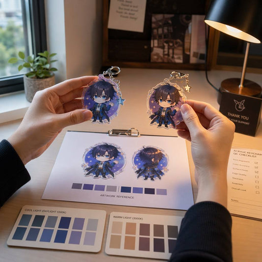How to Reduce Color Differences in Printed Acrylic Keychains
