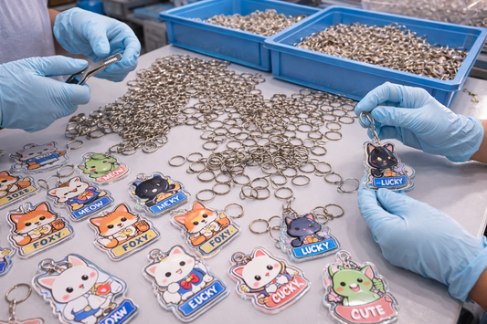 How Custom Acrylic Keychains Are Made (Production Process Explained)