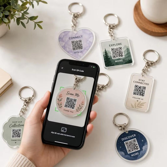 QR Codes on Acrylic Keychains: How to Make Them Scannable