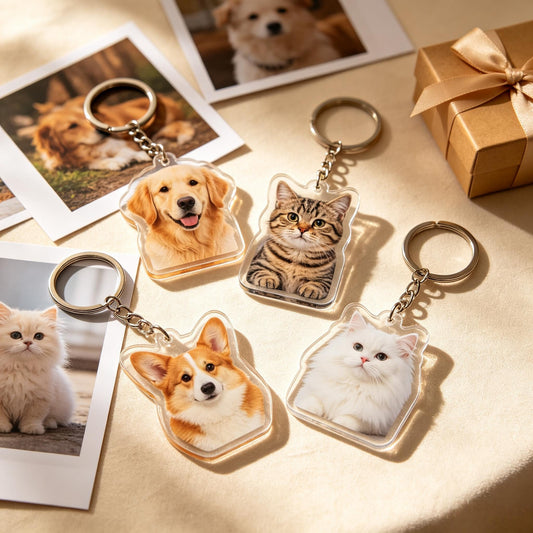Custom Pet Acrylic Keychains: How to Turn Pet Photos Into Gifts