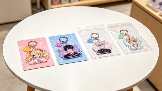 Are K-Pop and Anime Acrylic Keychains Better with Card Packaging or Simple Bags?