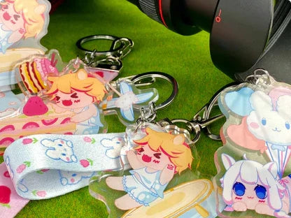Chic, Fascinating Outlook with Custom Ripple Acrylic Keychains