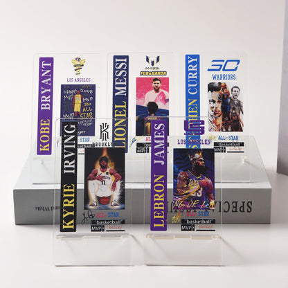 Custom Acrylic Phone Stand – World Cup Soccer Player Desk Holder, Durable Clear Kickstand for iPhone & Android