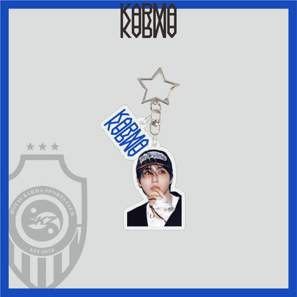 Stray Kids ‘KARMA’ Acrylic Keyring Charm – Official Merchandise