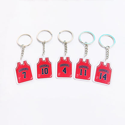 Custom Sports Jersey Number Acrylic Keychain – Personalized Athlete Gift for Fans & Teams