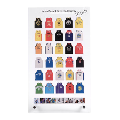 Acrylic Jersey Stand | Mini Sports Jersey Display for NBA & Football Fans | Desk Collectible Gift