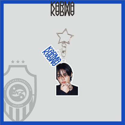 Stray Kids ‘KARMA’ Acrylic Keyring Charm – Official Merchandise