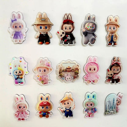 Custom Cute 3D Cartoon Acrylic Fridge Magnets Creative Magnetic Refrigerator Decor