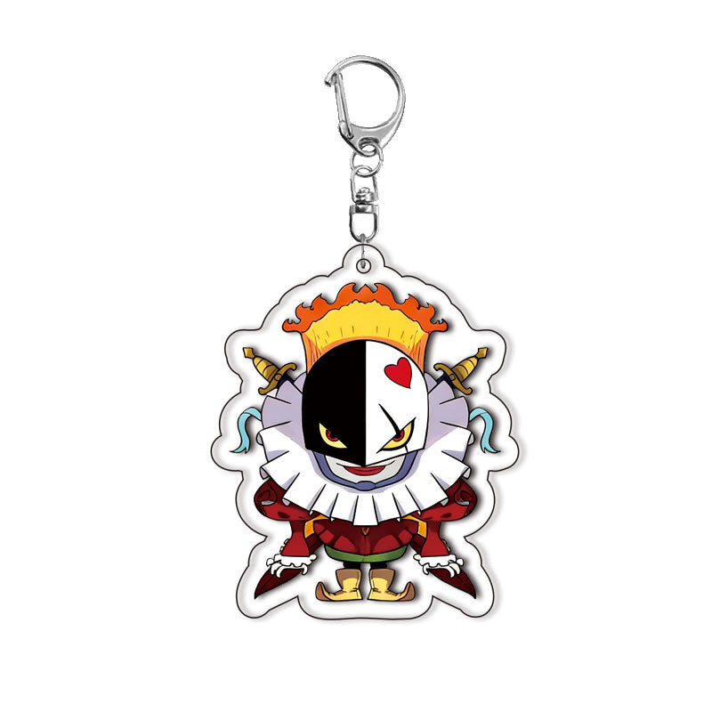 Digimon Keyring: Anime Merchandise, Backpack Charm, Double-Sided Acrylic Keyring