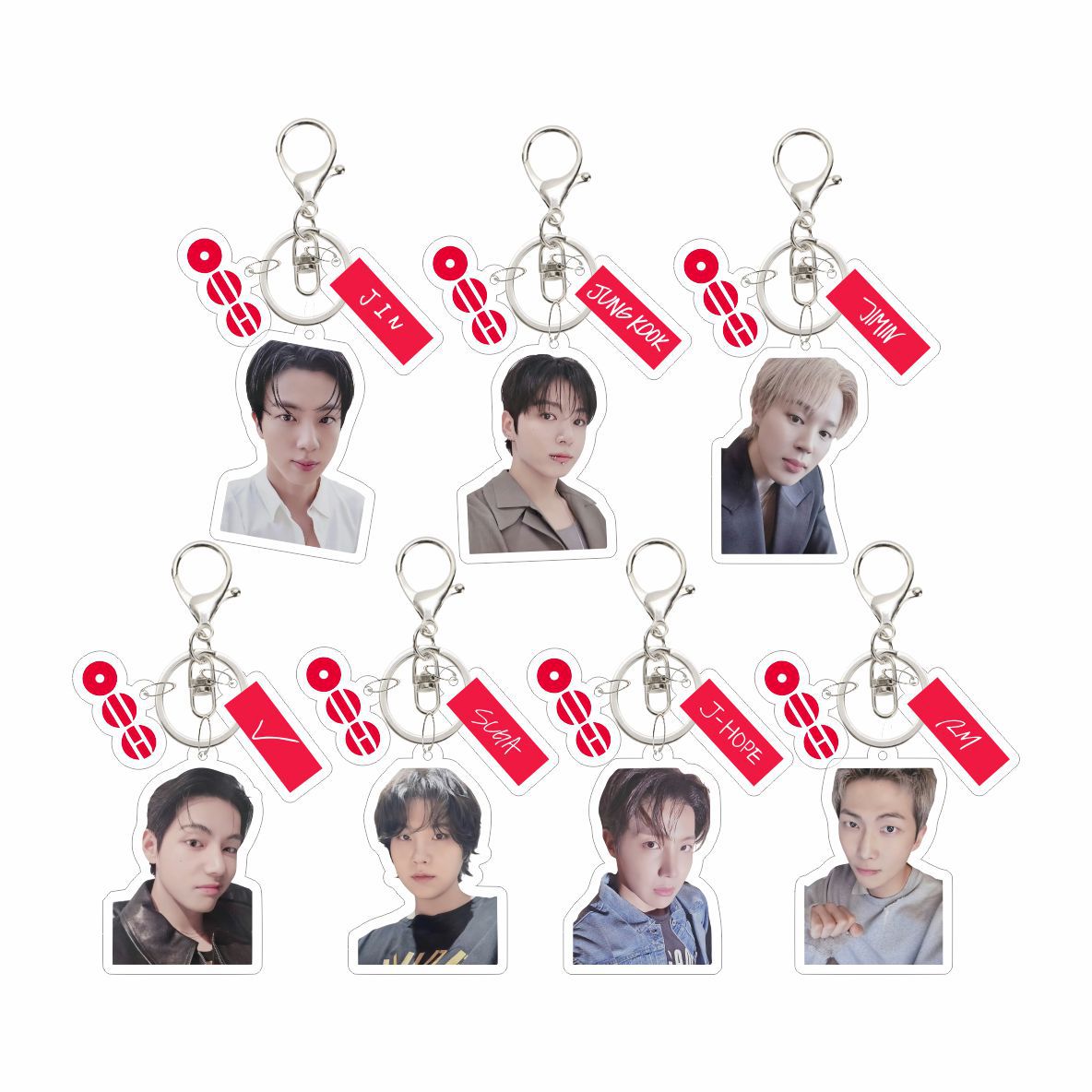 BTS 2026 Comeback Tour Acrylic Keychain – Kpop Idol Charm (V Kim Taehyung Edition)