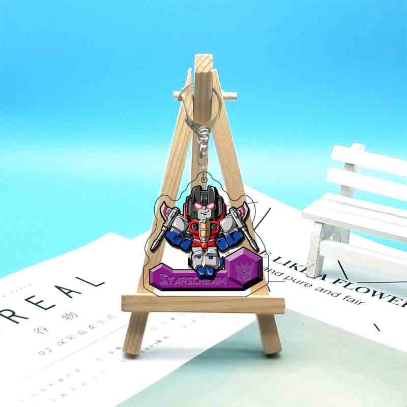 Robot Anime Character Keychain – Cool Mecha Style Pendant for Bags, Car Accessories & Gifts Acrylic Keychain