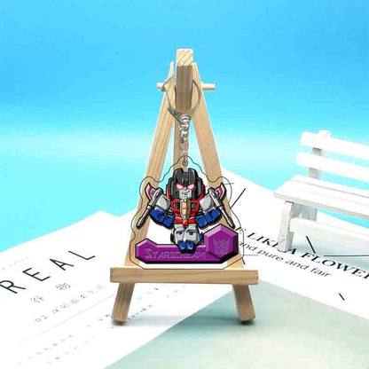 Robot Anime Character Keychain – Cool Mecha Style Pendant for Bags, Car Accessories & Gifts Acrylic Keychain