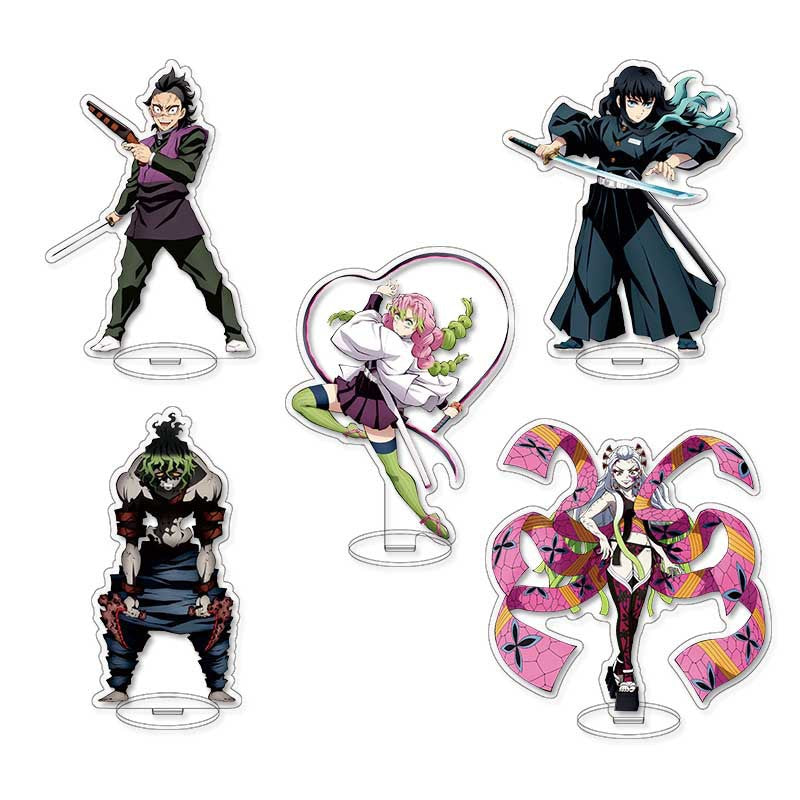 Demon Slayer: Kimetsu no Yaiba Season 3 Acrylic Stands: Nezuko, Butterfly Girl, Zenitsu Agatsuma, Tanjiro Kamado
