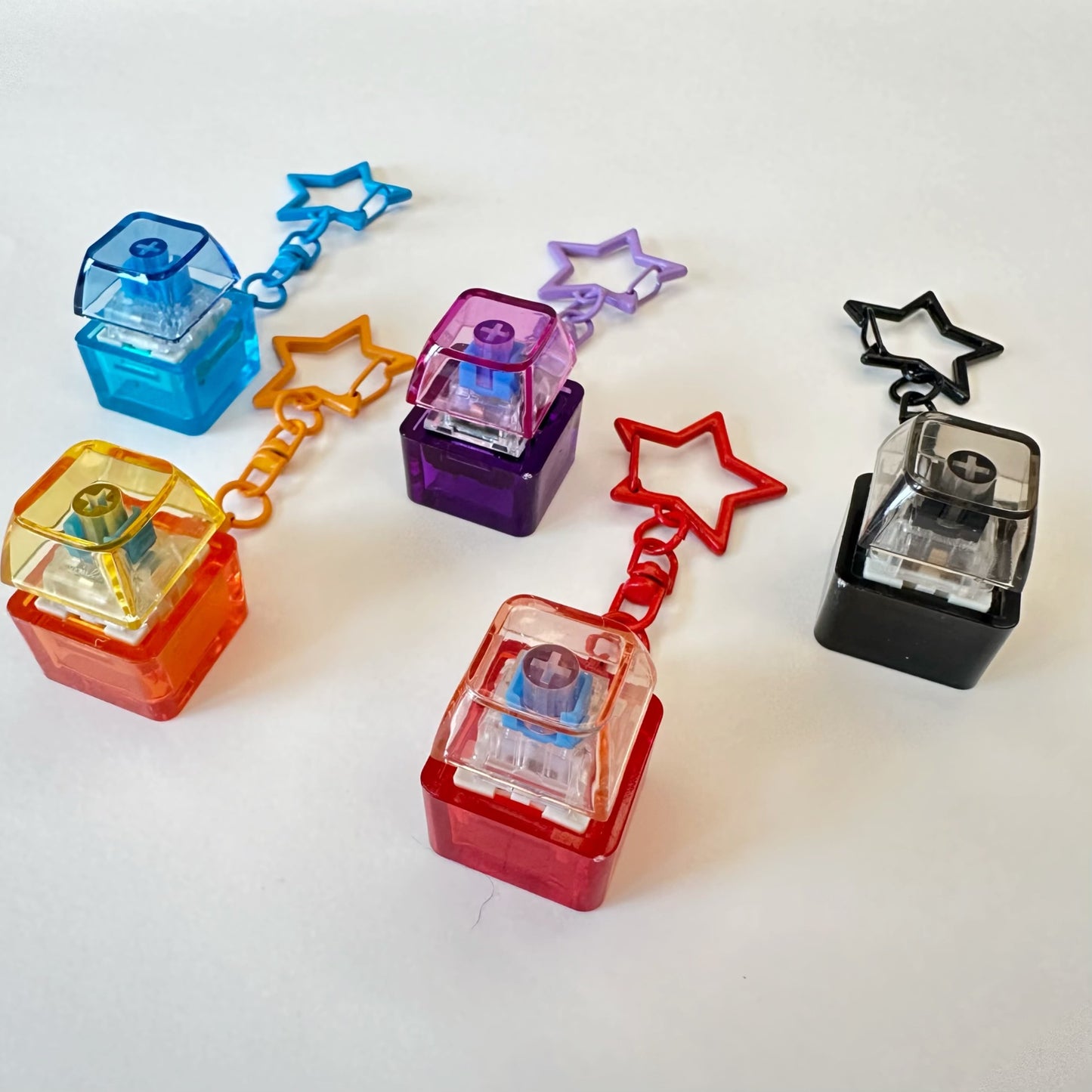 Stress-relief button PC cap – squeeze and press with your fingertips; mechanical keyboard stress-relief button keyring; stress-relief toy