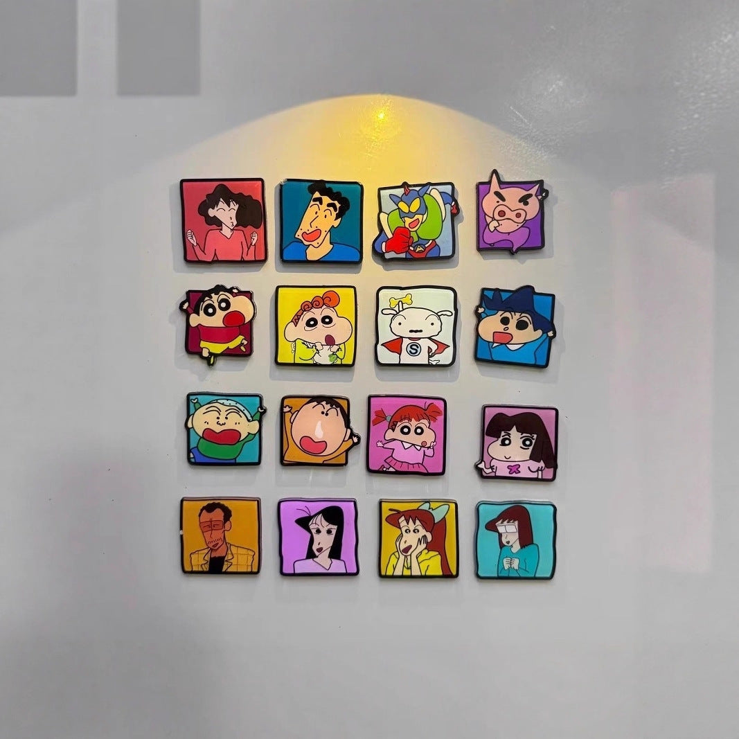 Custom Crayon Shin-chan Acrylic Fridge Magnets | Cute Cartoon Boy Design | Upload Your Own Artwork