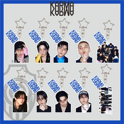Stray Kids ‘KARMA’ Acrylic Keyring Charm – Official Merchandise