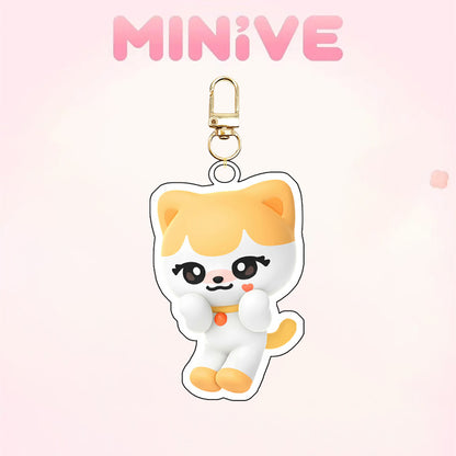 KPOP Idol Miniteen SKZ UV Printed Acrylic Keychain Custom Digital Photo Cartoon Charm Pendant Keyring