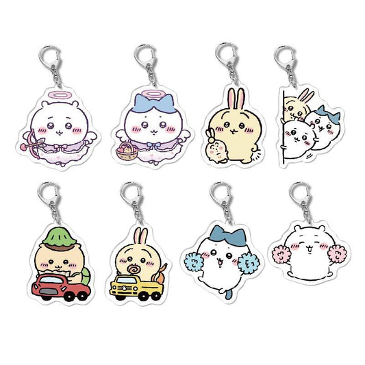 Japanese Anime Chiikawa Acrylic Keychain Hachiware Usagi Cute Lightweight Bag Pendant Decoration Gift