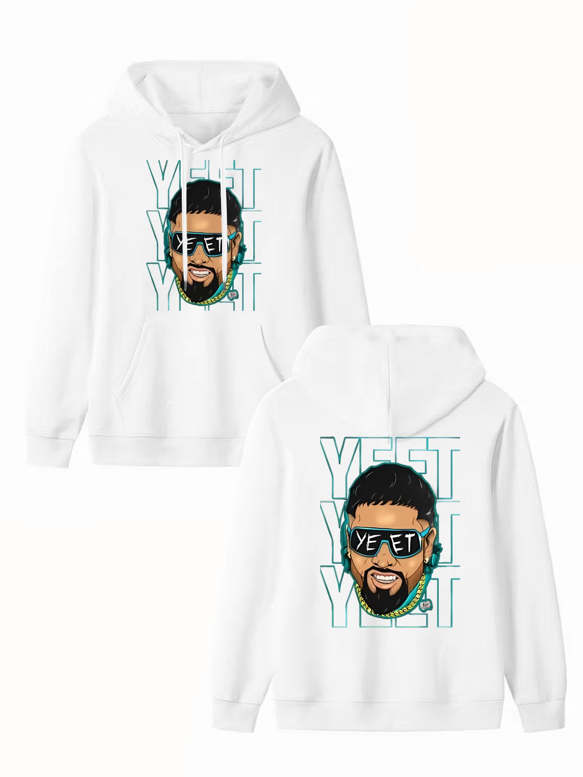 Custom Hoodie Logo Design with Double-Sided Printing