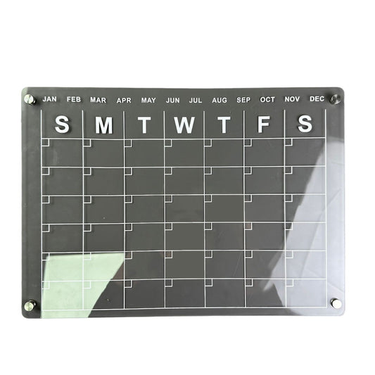 Custom Acrylic Magnetic Fridge  Dry Erase Calendar Dietary Management Board