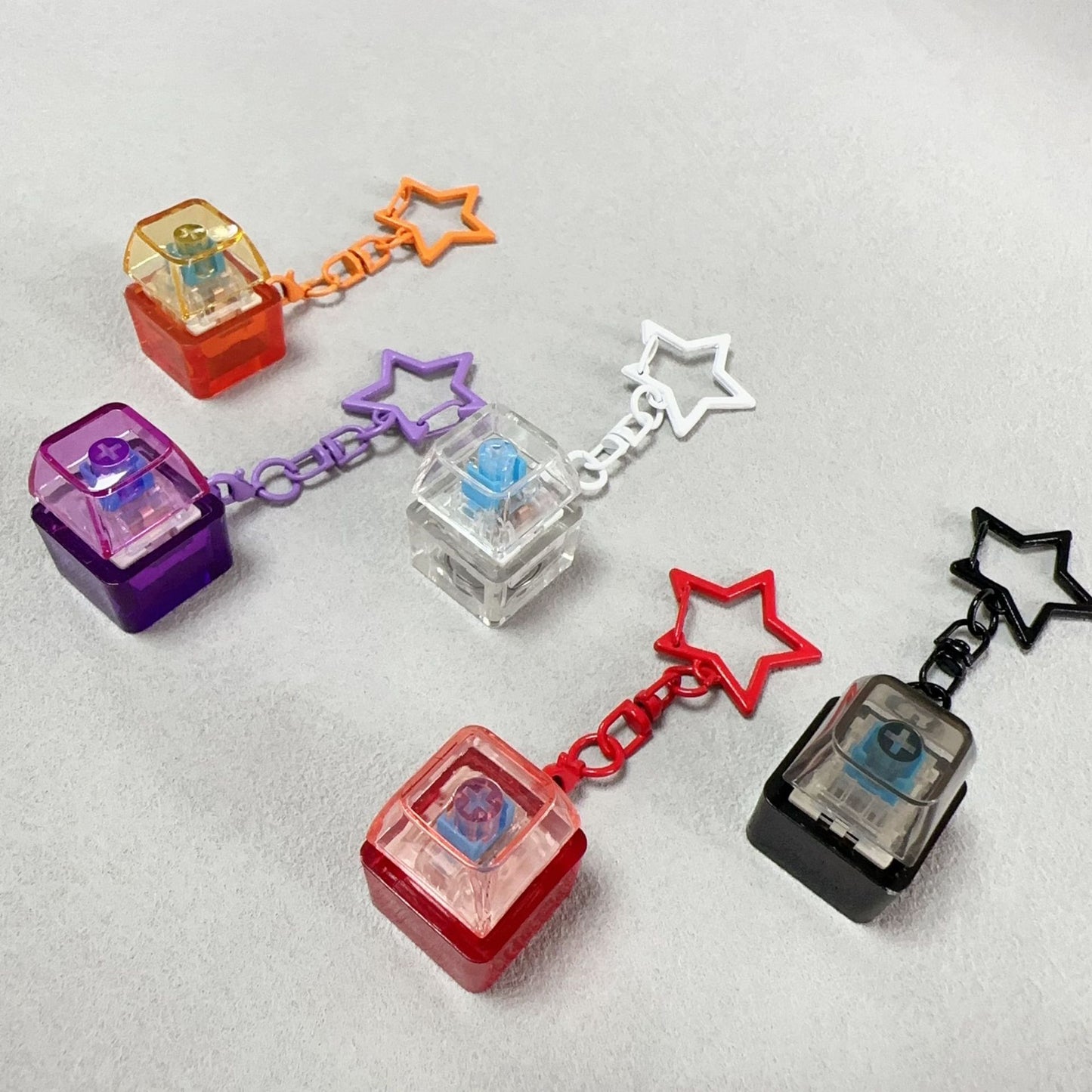 Stress-relief button PC cap – squeeze and press with your fingertips; mechanical keyboard stress-relief button keyring; stress-relief toy