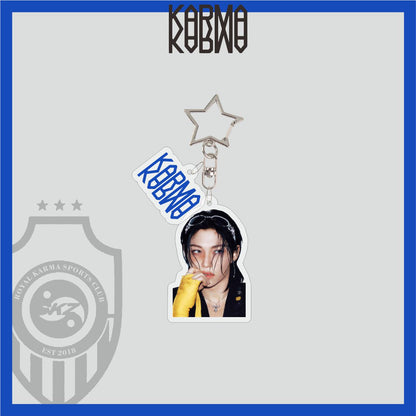 Stray Kids ‘KARMA’ Acrylic Keyring Charm – Official Merchandise