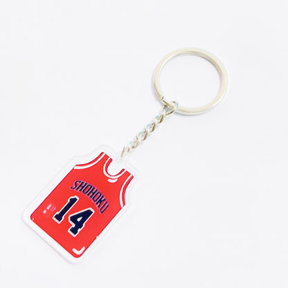 Custom Sports Jersey Number Acrylic Keychain – Personalized Athlete Gift for Fans & Teams