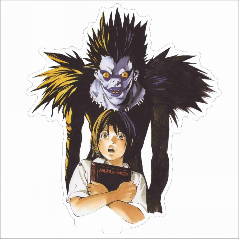 Death Note: Large Standee of Light Yagami, Misa Amane and Misa's Photo; L and Ryuk Acrylic Figurines