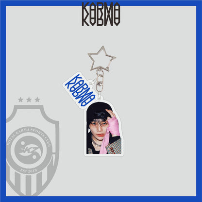 Stray Kids ‘KARMA’ Acrylic Keyring Charm – Official Merchandise
