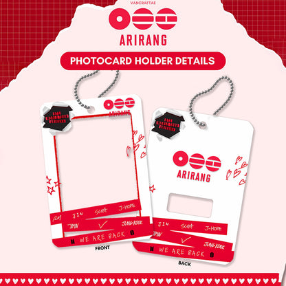 Kpop Photo Card Holder Keychain – Acrylic Mini Frame Pendant for Idol Fans & Collectible Cards