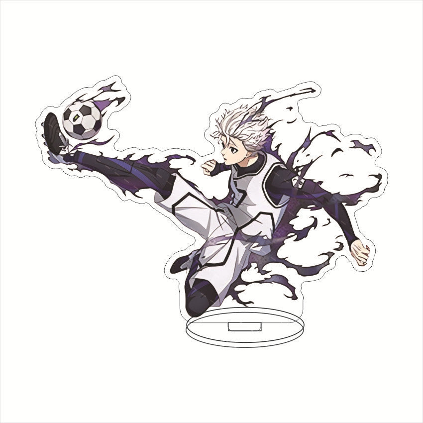 Blue Lock Acrylic Stand Figure  Isagi Yoichi Bachira Meguru Chigiri Hyoma Anime Desk Decor Collectible