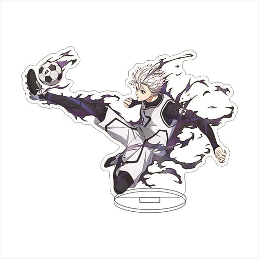 Blue Lock Acrylic Stand Figure  Isagi Yoichi Bachira Meguru Chigiri Hyoma Anime Desk Decor Collectible