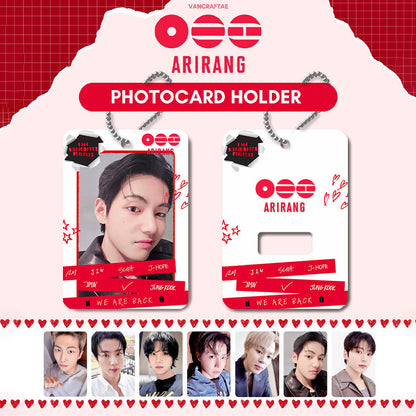 Kpop Photo Card Holder Keychain – Acrylic Mini Frame Pendant for Idol Fans & Collectible Cards