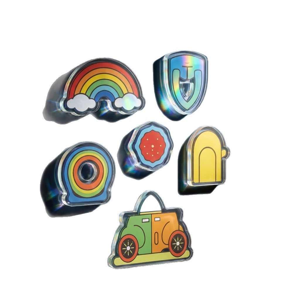 Custom Acrylic Fridge Magnets for Kids Creative Promotional Gift Refrigerator Magnets