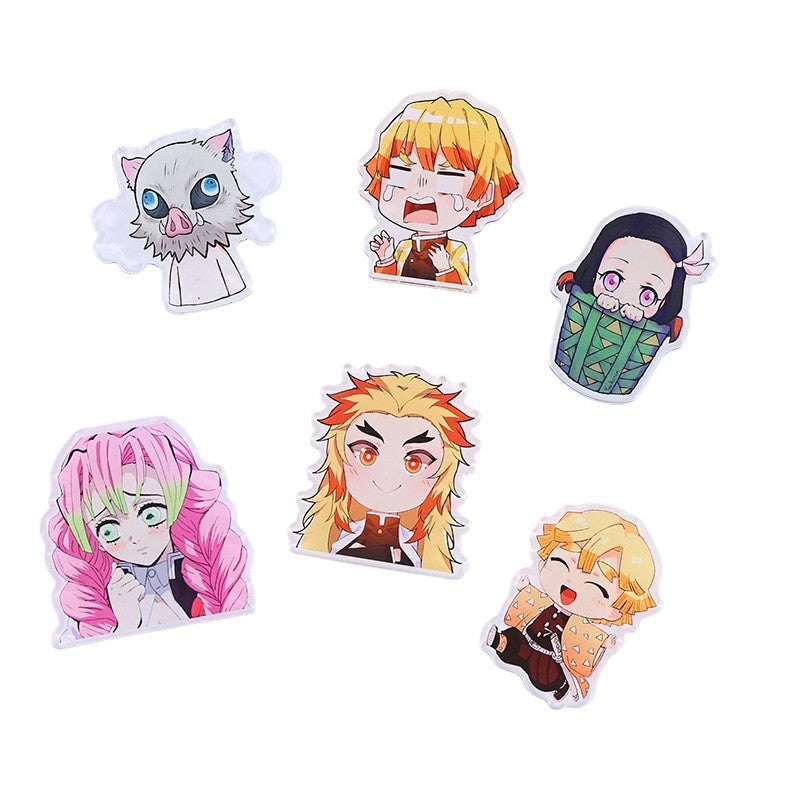 Custom Acrylic Fridge Magnet Cute Cartoon Anime Celebrity 3D Soft Magnetic Sticker DIY Personalized Design