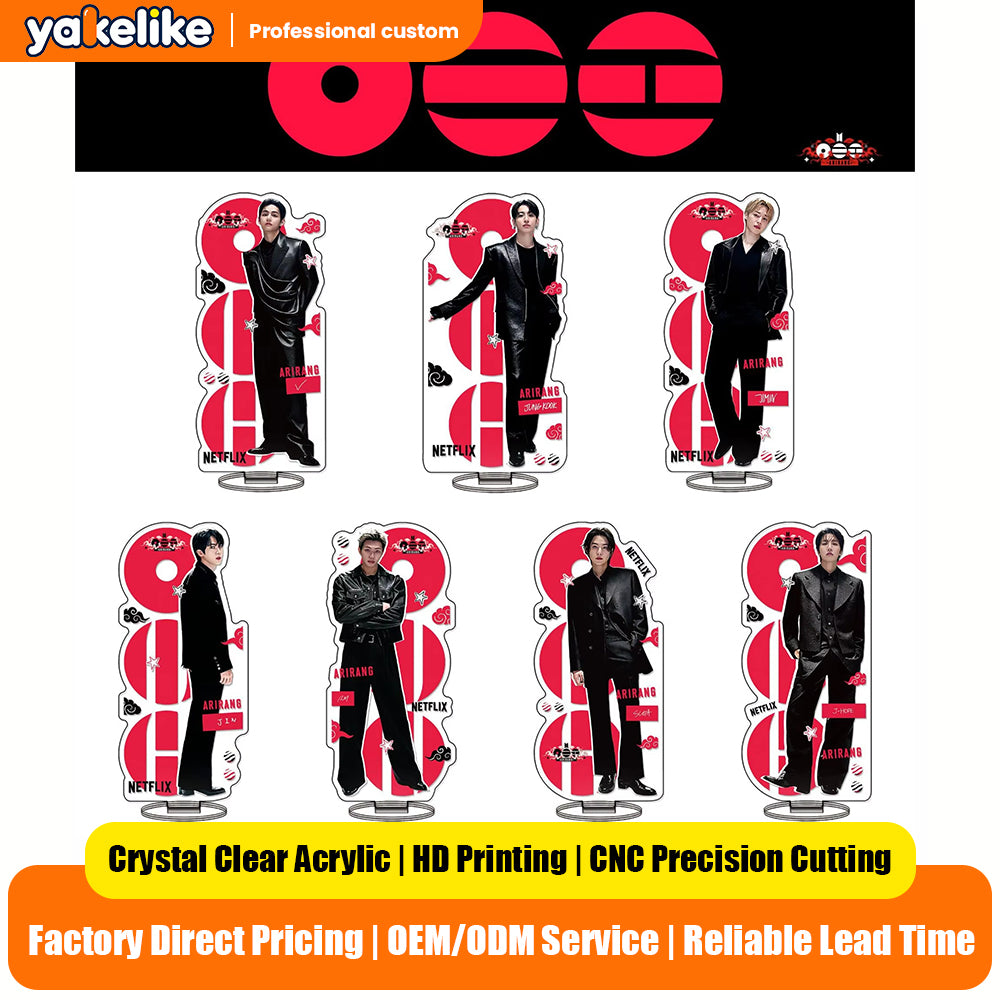Custom Standing Sign Kpop Comeback Album ARIRANG Jungkook Peripheral Decoration Stand World Tour Netflix Custom Standee