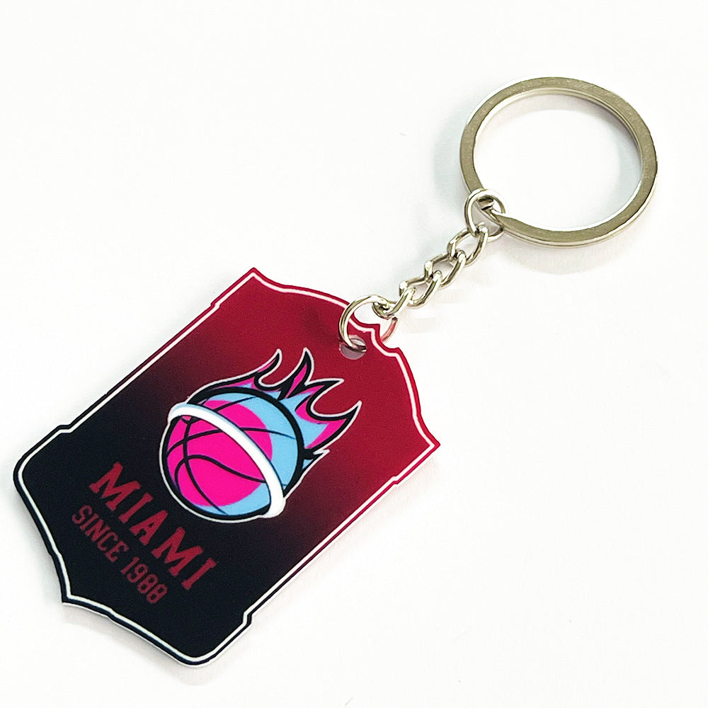 Custom Logo Acrylic Keychain | Durable Clear Tag Key Ring for Fans, Gifts & Everyday Use